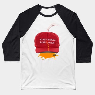 Make America Fake Again - You're Fired! Baseball T-Shirt